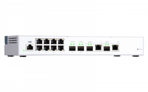 QNAP QSW-M408-2C switch Gestionado L2 10G Ethernet (100/1000/10000) Blanco - Imagen 4