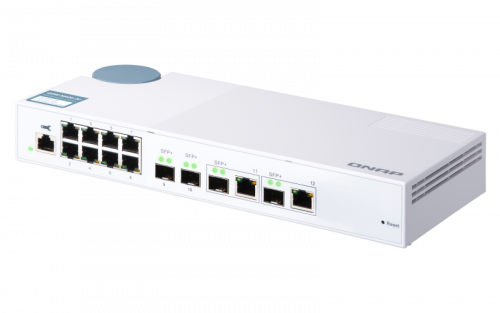QNAP QSW-M408-2C switch Gestionado L2 10G Ethernet (100/1000/10000) Blanco - Imagen 7