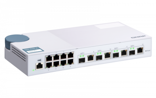 QNAP QSW-M408-4C switch Gestionado L2 Gigabit Ethernet (10/100/1000) Blanco - Imagen 5