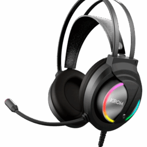 Krom Kappa Auriculares Diadema Negro