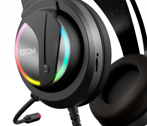 Krom Kappa Auriculares Diadema Negro - Imagen 8