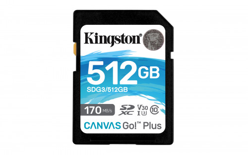 Kingston Technology Canvas Go! Plus memoria flash 512 GB SD Clase 10 UHS-I - Imagen 2