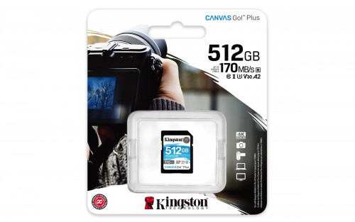 Kingston Technology Canvas Go! Plus memoria flash 512 GB SD Clase 10 UHS-I - Imagen 4