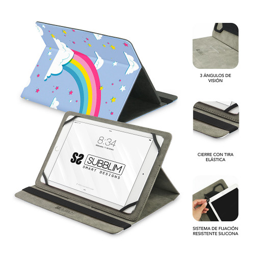 SUBBLIM Funda Tablet Universal TRENDY CASE UNICORN 10.1" - Imagen 3