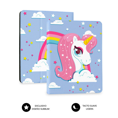 SUBBLIM Funda Tablet Universal TRENDY CASE UNICORN 10.1" - Imagen 4