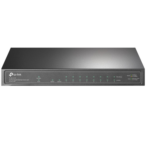 TP-LINK TL-SG1210P Gigabit Ethernet (10/100/1000) Gris Energía sobre Ethernet (PoE)