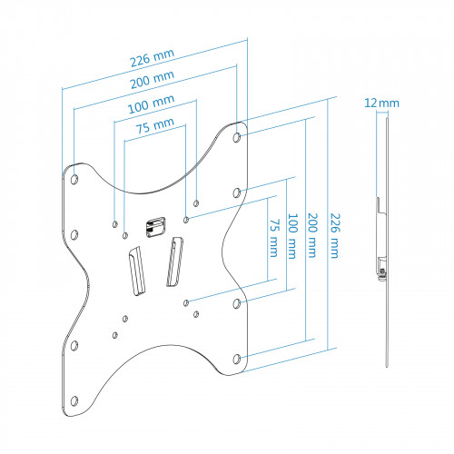 TooQ 8433281009790 106,7 cm (42") Negro - Imagen 8