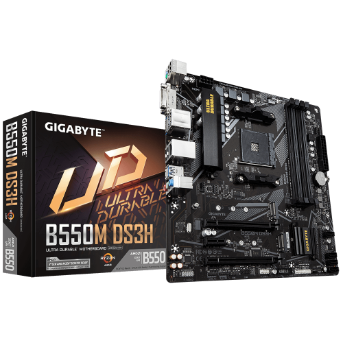 Gigabyte B550M DS3H Zócalo AM4 Micro ATX AMD B550 - Imagen 2