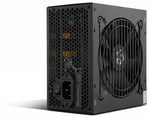 NOX Hummer Alpha unidad de fuente de alimentación 600 W 24-pin ATX ATX Negro - Imagen 3