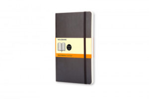 LIBRETA CLASICA TAPA BLANDA NEGRA P (9X14CM) RAYADA MOLESKIN