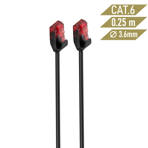 Ewent IM1044 cable de red 1 m Cat6 U/UTP (UTP) Negro - Imagen 3