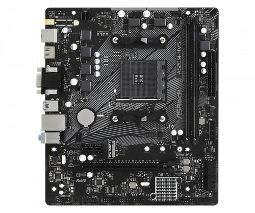PLACA ASROCK A520M-HVS,AMD,AM4,A520,2DDR4,64,VGA+HDMI,4SATA3,1M.2,4USB2.0,2USB3.2,USB-C,1GB,MATX - Imagen 3