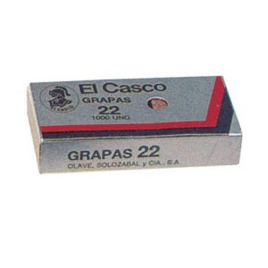 CAJA DE 1000 GRAPAS GALVANICZADAS MODELO 22/6G EL CASCO