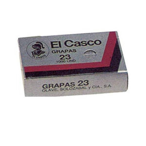 CAJA DE 1000 GRAPAS GALVANIZADAS MODELO 23/6G EL CASCO 1G002