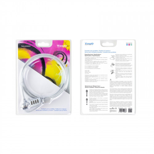 TooQ TQCLKC0015 cable antirrobo - Imagen 10