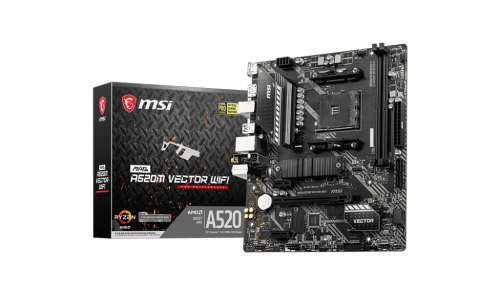 PLACA MSI MAG A520M VECTOR WIFI,AMD,AM4,A520,WIFI,MATX - Imagen 6