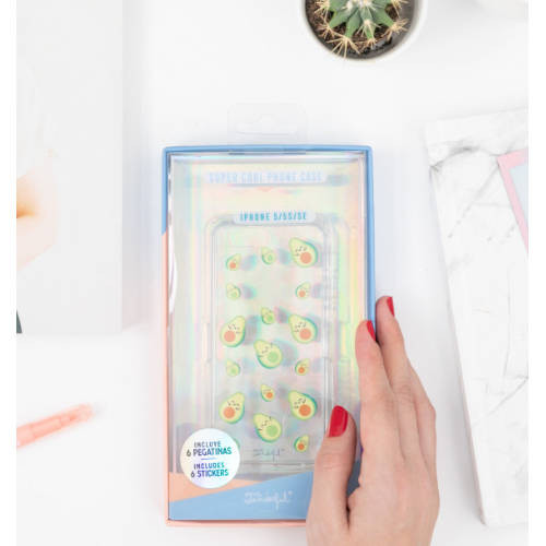 CARCASA TRANSPARENTE IPHONE SE-AGUACATES MR. WONDERFUL WOA09 - Imagen 2