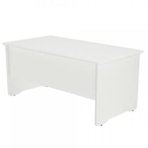 MESA DE OFICINA SERIE WORK 140X80 BLANCO / BLANCO ROCADA