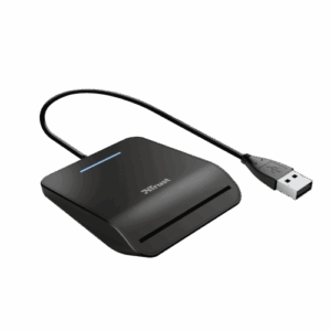 Trust Primo lector de tarjeta inteligente Interior Negro CardBus+USB 2.0