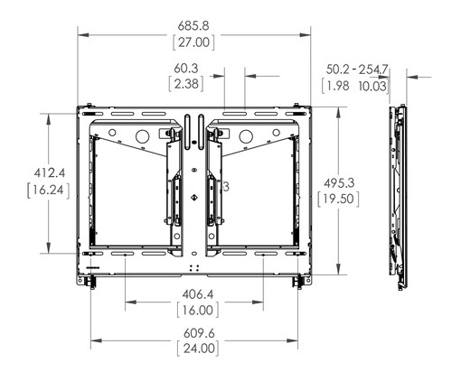 VOGELS PFW 6880 VIDEO WALL POP-OUT MODULE SLIM - Imagen 3