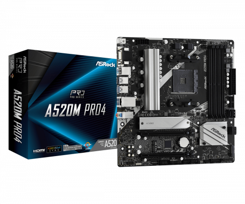 Asrock A520M Pro4 Zócalo AM4 micro ATX - Imagen 2