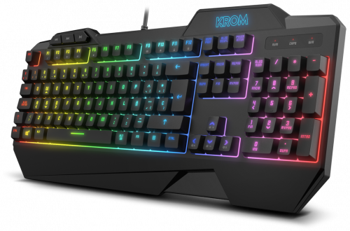 KROM PACK GAMING KRUSHER. TECLADO SEMI-MECANICO + RATON. RGB. NEGRO - Imagen 5