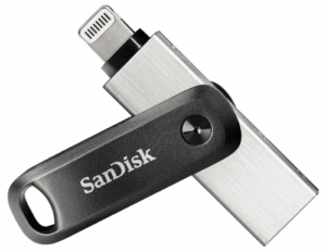 SanDisk iXpand unidad flash USB 64 GB USB Type-A / Lightning 3.2 Gen 2 (3.1 Gen 2) Negro, Plata