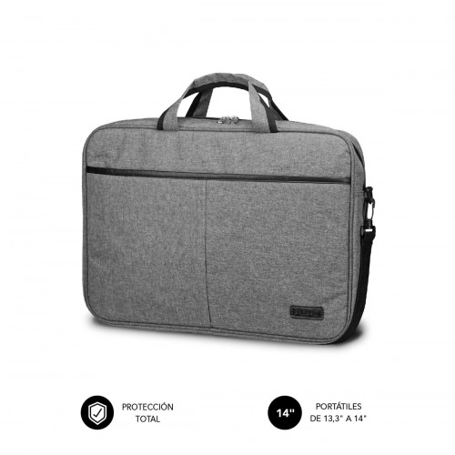 SUBBLIM Maletín Ordenador Elite Laptop Bag 13,3-14" Grey - Imagen 2