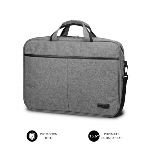 SUBBLIM Maletín Ordenador Elite Laptop Bag 15,6" Grey - Imagen 2