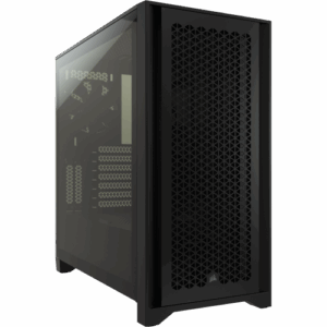 CAJA CORSAIR CRYSTAL 4000D AIRFLOW MID-TOWER CRISTAL TEMPLADO NEGRA CC-9011200-WW