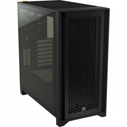 CAJA CORSAIR CRYSTAL 4000D AIRFLOW MID-TOWER CRISTAL TEMPLADO NEGRA CC-9011200-WW - Imagen 9