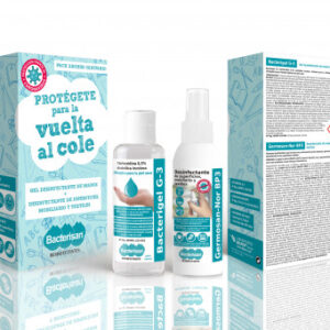 PACK BACTERISAN GEL DESINFECTANTE 60ML + LIMPIADOR DE SUPERFICIES 60 ML BACTERISAN PACK