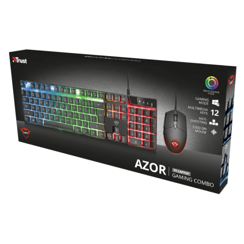 Trust GXT 838 Azor Gaming Combo teclado USB QWERTY Español - Imagen 15