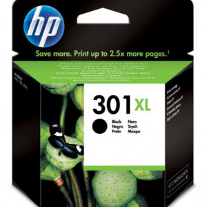 CARTUCHO DE TINTA HP DESKJET 1050 2050 3050 NEGRO 301XL 8ML (CH563EE) HP301XL