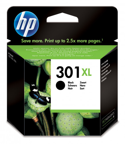CARTUCHO DE TINTA HP DESKJET 1050 2050 3050 NEGRO 301XL 8ML (CH563EE) HP301XL - Imagen 3
