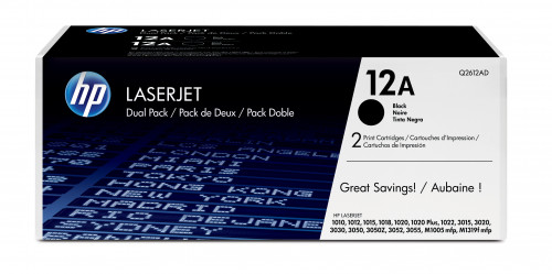 HP 12A TONER HP12A NEGRO (Q2612AD)