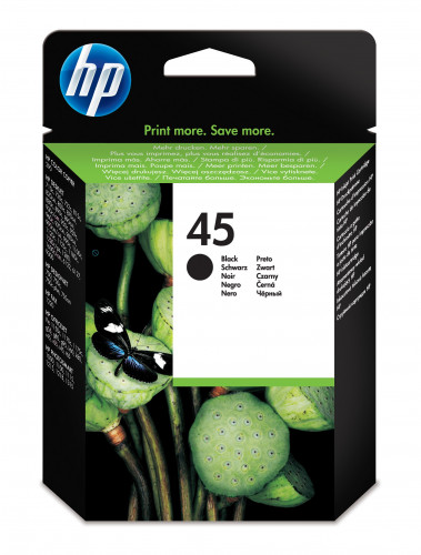 HP 45 CARTUCHO DE TINTA HP45 NEGRO (51645AE) - Imagen 2