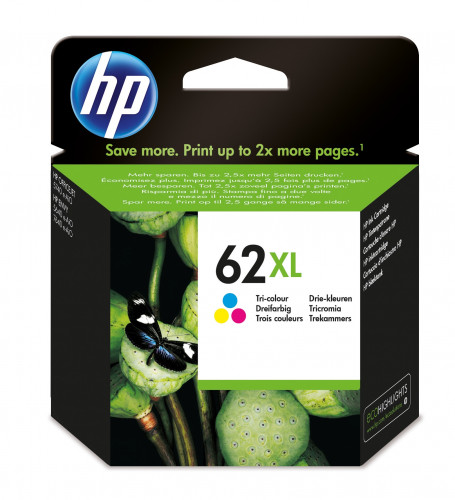 HP 62XL CARTUCHO DE TINTA HP62XL TRICOLOR (C2P07AE) - Imagen 3