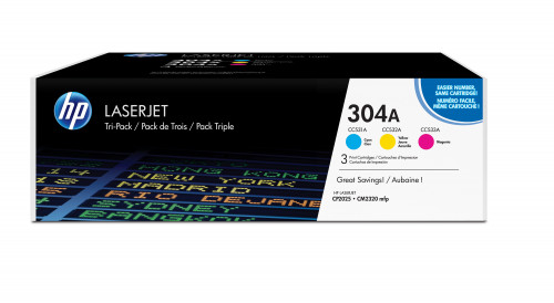 HP 304A TONER HP304A TRICOLOR (CF372AM)