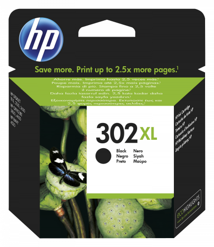 CARTUCHO DE TINTA HP 302XL NEGRO/ALTA CAPACIDAD (F6U68AE) - Imagen 3