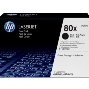 HP 80X PACK 2 TONER NEGRO ALTA CAPACIDAD HP80X (CF280XD)