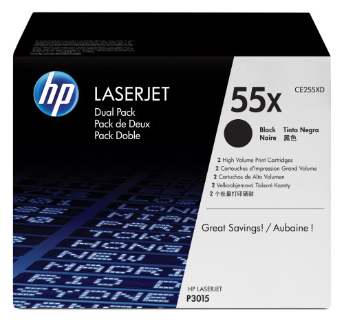 HP 55X TONER HP55X NEGRO (CE255XD)