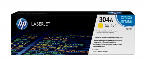 HP 304A TONER HP304A AMARILLO (CC532A) - Imagen 2