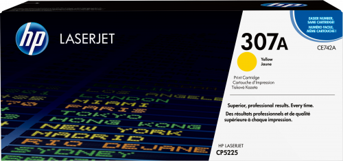 HP 307A TONER HP307A AMARILLO (CE742A)