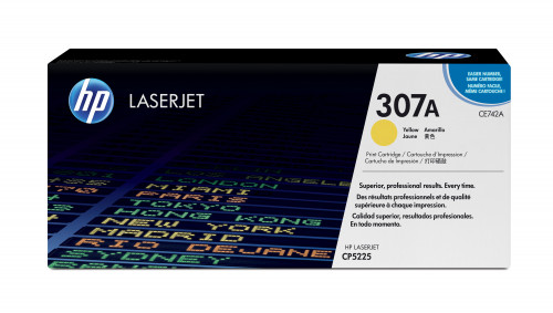 HP 307A TONER HP307A AMARILLO (CE742A) - Imagen 3