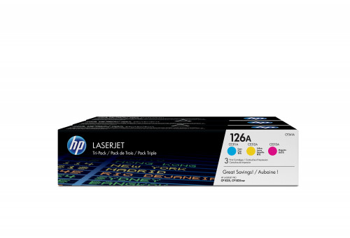 HP 126A TONER HP126A TRICOLOR (CF341A) - Imagen 2