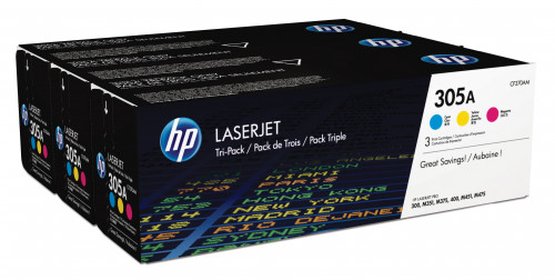 HP 305A TONER HP305A TRICOLOR (CF370AM) - Imagen 2