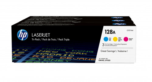 HP 128A TONER HP128A TRICOLOR (CF371AM)