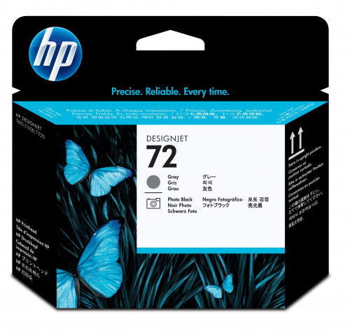 HP 72 CABEZAL DE IMPRESION GRIS Y NEGRO HP72 (C9380A)