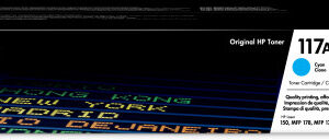 HP 117A TONER HP117A CIAN (W2071A)